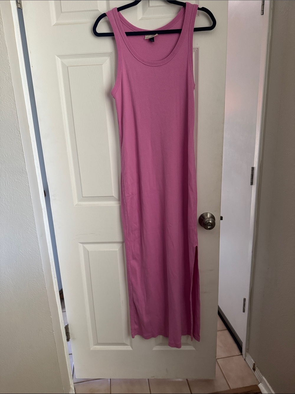 Universal Thread Pink Sleeveless Maxi Tank Dress